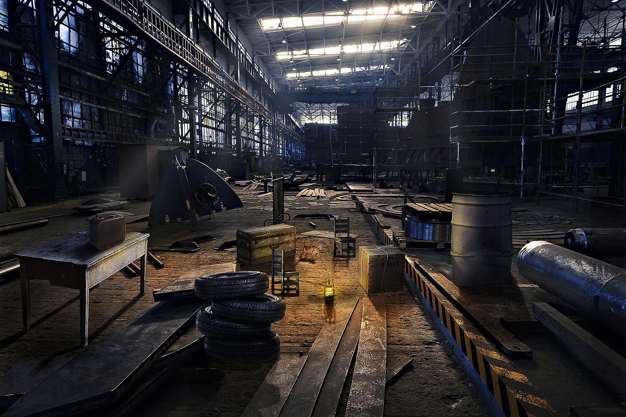 浅草初月 废弃工厂里的时光回响